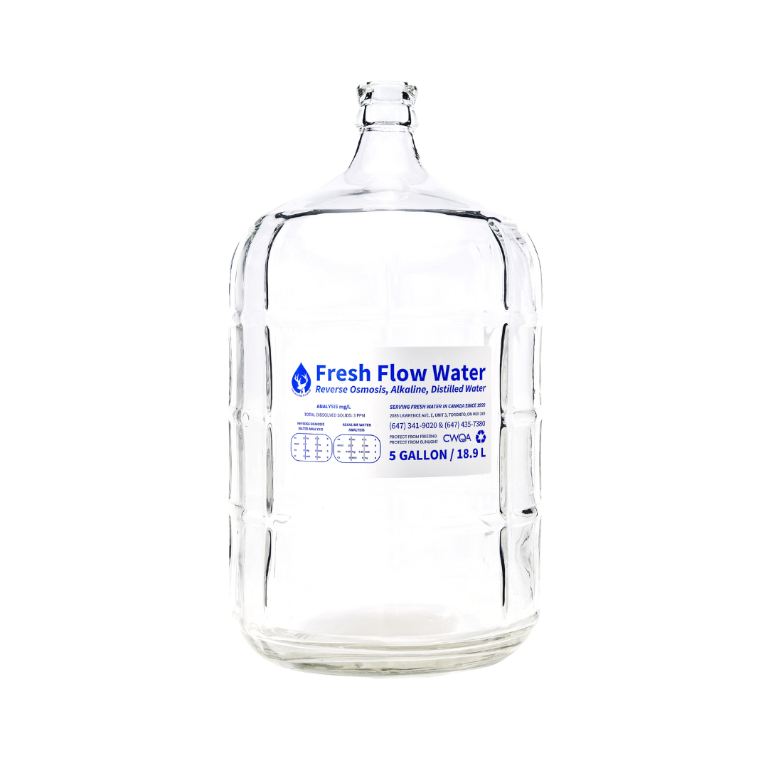 5 Gallon Glass Bottle – Fresh Flow Water Store